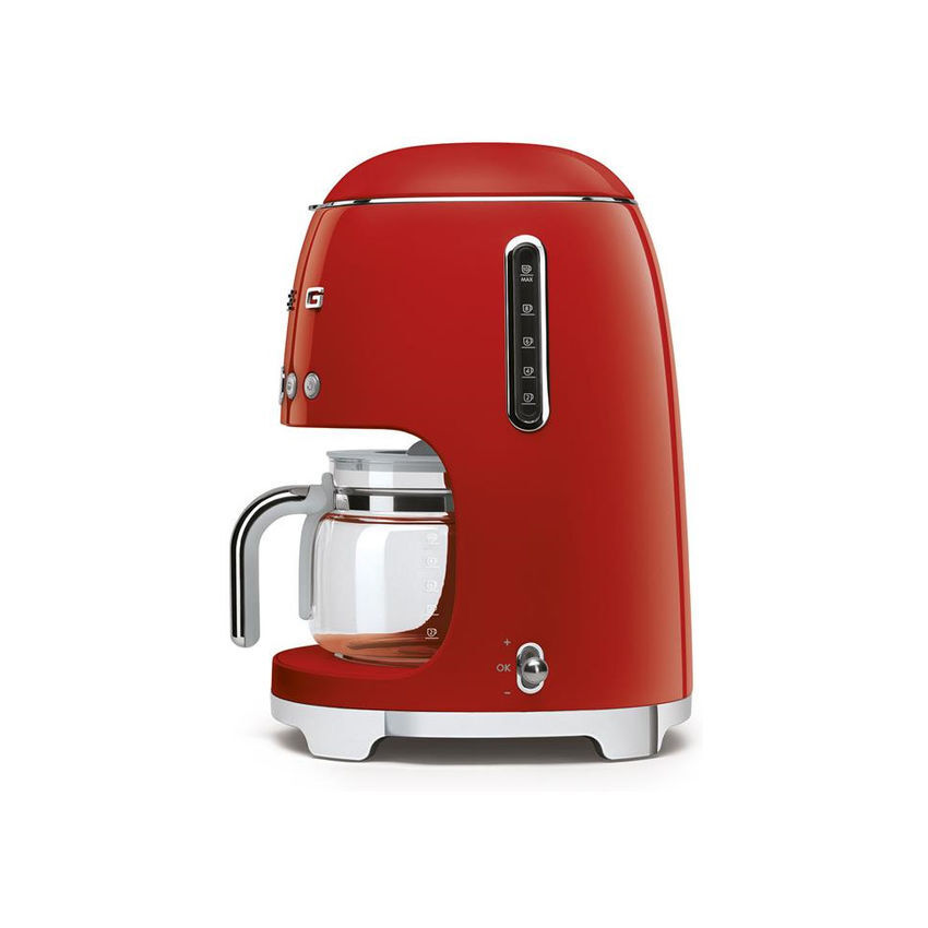 Smeg 50's Style Retro Drip Filter Coffee Machine - Glossy Red (Photo: 3)